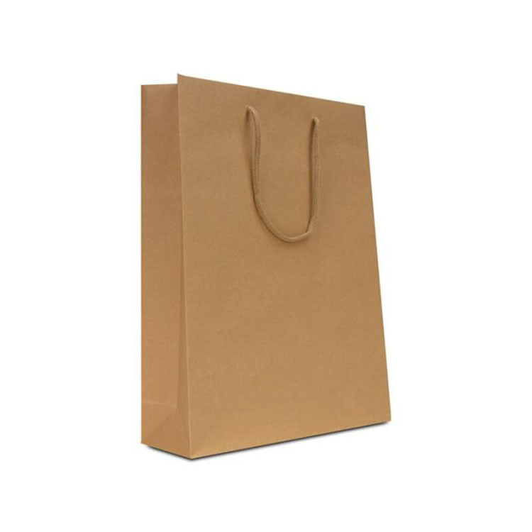Tas kertas kraft kanthi gagang tali